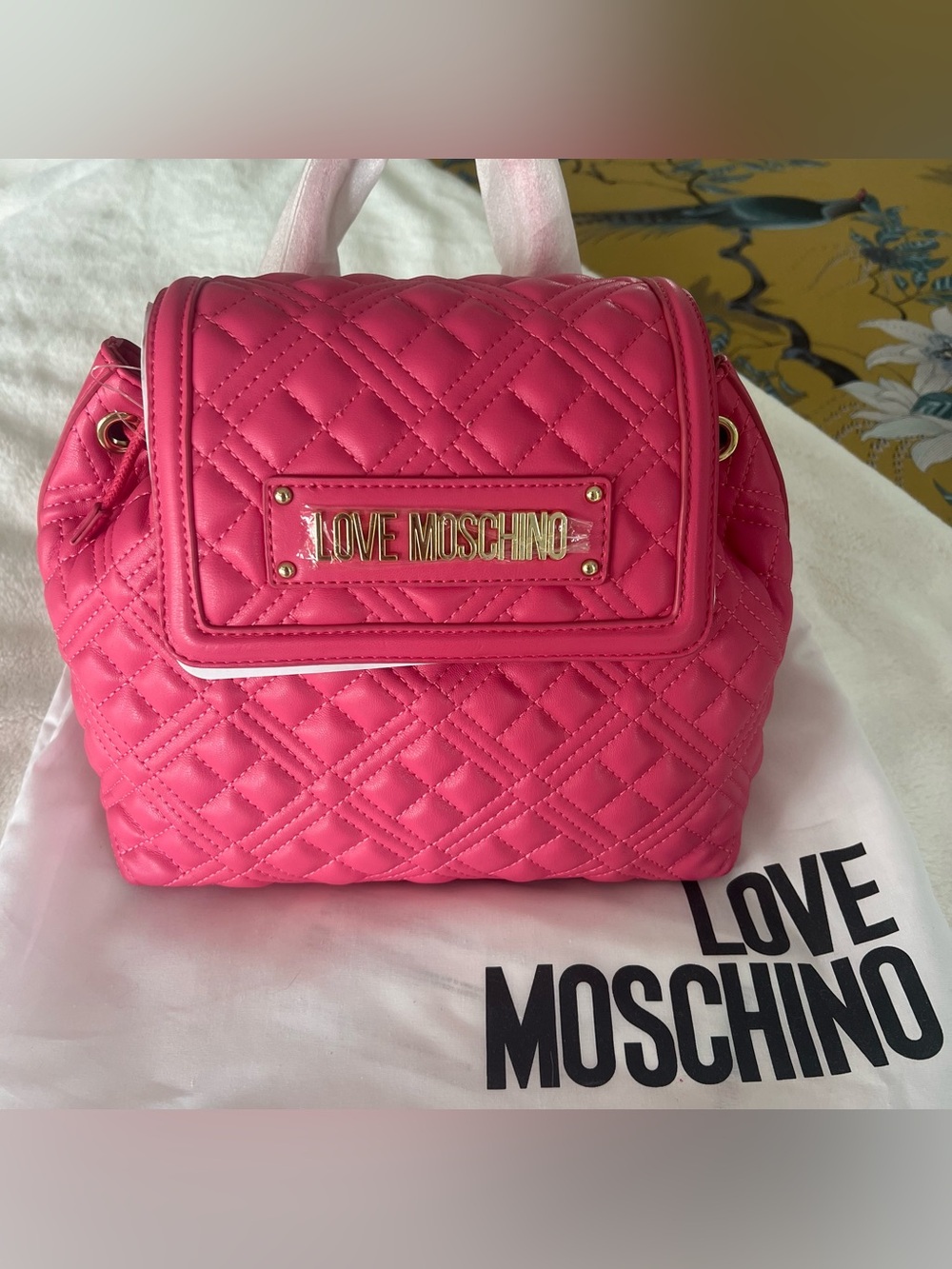 Love Moschino Pink Borsa Backpack Handbag